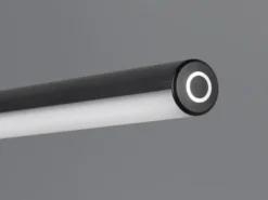 2er SET LED Klemmlampen Schwarz dimmbar & 3 Lichtfarben, Höhe 38-69cm