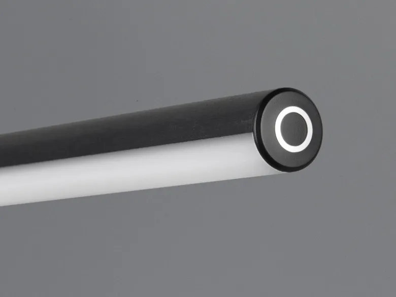 2er SET LED Klemmlampen Schwarz dimmbar & 3 Lichtfarben, Höhe 38-69cm