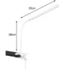2er SET LED Klemmlampen Weiß dimmbar & 3 Lichtfarben, Höhe 38-69cm