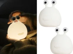 2er Set LED Nachtlichter, per USB aufladbar, dimmbar, mit Timer