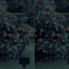 2er Set LED Outdoor Solar Lichterkette RGB Weihnachtsbeleuchtung, 12 Meter