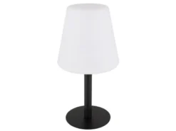 2er Set LED Outdoor Solar Tischleuchten mit RGB Farbwechsel, Höhe 30cm