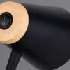 2er SET LED Schreibtischlampen Schwarz flexibel biegsam, Höhe 36cm