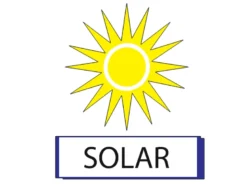 3-er Set LED Solarleuchten, Blau mit Erdspieß Höhe 27,5 cm