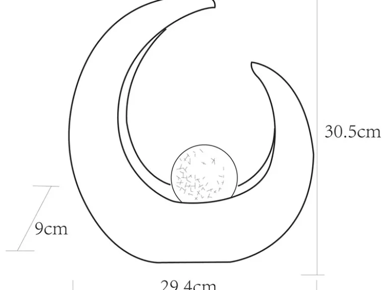 2er SET LED Solarleuchten Steinoptik mit Crackleglas, Höhe 30,5cm