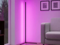 2er Set LED Stehleuchten mit Fernbedienung, RGB & Sound Control - H 141cm