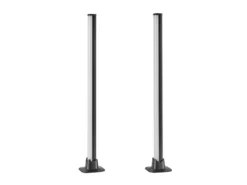 2er Set LED Tischleuchten BOY mit Fernbedienung, RGB & Sound Control - H 55cm