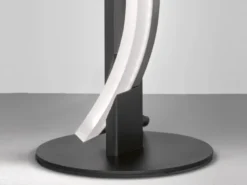 2er SET LED Tischleuchten Schwarz / Weiß dimmbar, Höhe 40cm