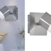 2er SET LED Wand- & Deckenstrahler Silber matt, Breite 10cm