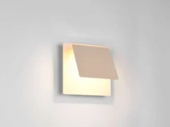 2er SET LED Wandlampen Beige verstellbar für indirekte Beleuchtung, Höhe 18cm