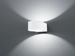 2er SET LED Wandlampen Weiß mit Up and Down Licht, Ø 10,5cm