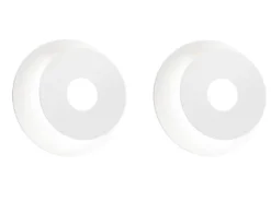 2er SET LED Wandlampen Weiß rund mit verstellbarem Ring, Ø 18cm