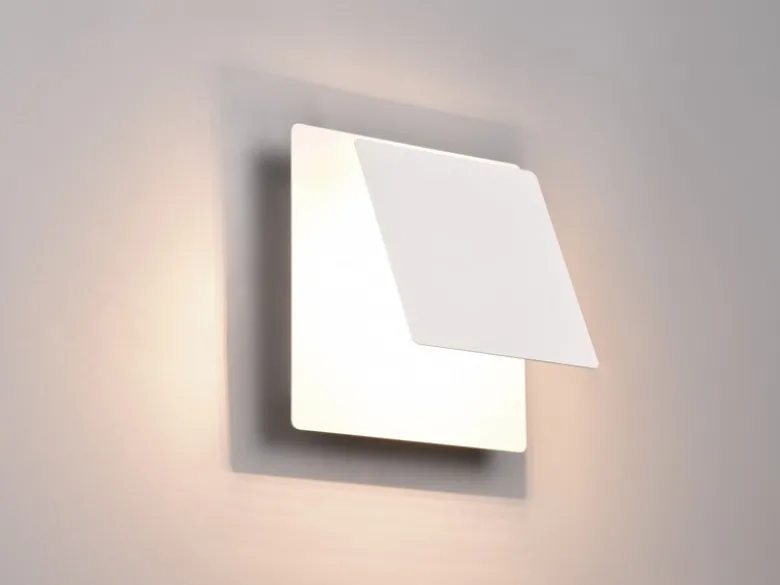 2er SET LED Wandlampen Weiß verstellbar für indirekte Beleuchtung, Höhe 18cm