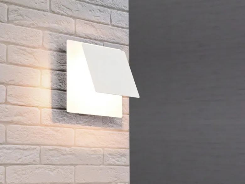 2er SET LED Wandlampen Weiß verstellbar für indirekte Beleuchtung, Höhe 18cm