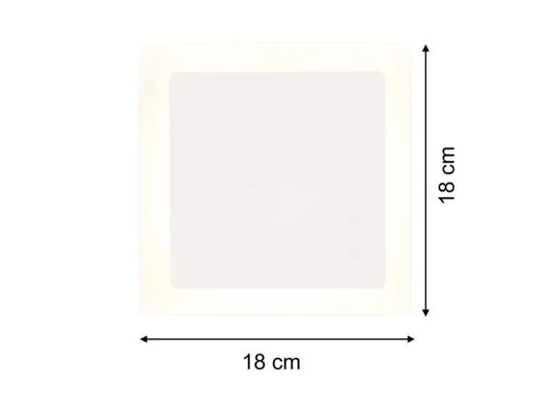 2er SET LED Wandlampen Weiß verstellbar für indirekte Beleuchtung, Höhe 18cm