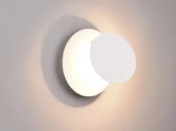 2er SET LED Wandlampen Weiß verstellbar für indirekte Beleuchtung, Ø 18cm
