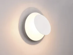 2er SET LED Wandlampen Weiß verstellbar für indirekte Beleuchtung, Ø 18cm