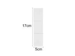 2er Set LED Wandleuchten für innen schwenkbar Weiß, Höhe 17cm