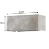 2er SET LED Wandleuchten Up Down, Silber Antik, verstellbares Licht, Breite 23cm