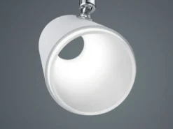 2er Set LED Wandstrahler Weiß mit Schalter, Breite 7,5cm