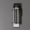 2er Set Moderne LED Außenwandleuchten aus Aluminium, Höhe 37cm