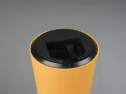 2er SET Outdoor Akku LED Tischleuchten Touch Dimmer, Gelb Höhe 21cm