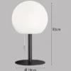 2er SET Outdoor Akku Tischlampen ohne Kabel - dimmbar & RGB Höhe 31cm