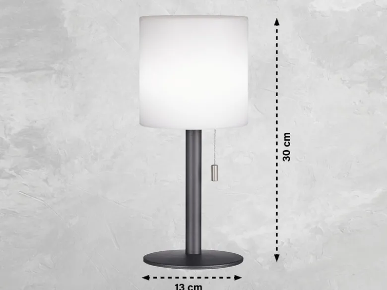 2er SET Outdoor Akku Tischlampen ohne Kabel - dimmbar & RGB - Höhe 30cm