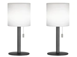 2er SET Outdoor Akku Tischlampen ohne Kabel - dimmbar & RGB - Höhe 30cm
