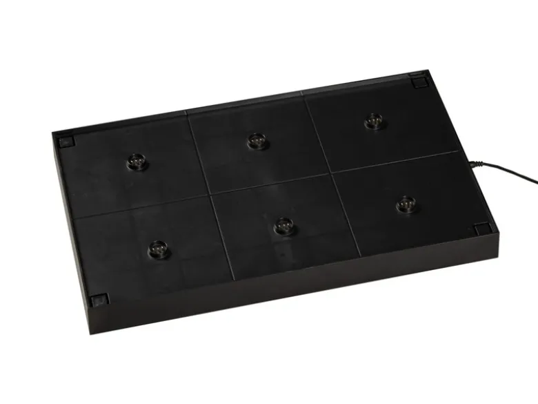 6er Set Outdoor Akku Tischleuchten mit USB Ladestation
