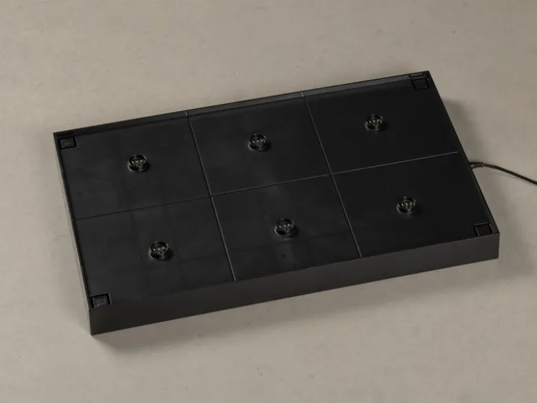6er Set Outdoor Akku Tischleuchten mit USB Ladestation