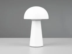2er SET Outdoor LED Akku Tischleuchten Touch Dimmer, Weiß Höhe 21cm