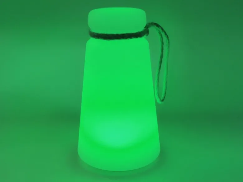 2er SET Outdoor Tischlampen mit Fernbedienung dimmbar & RGB, Höhe 20cm