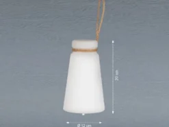 2er SET Outdoor Tischlampen mit Fernbedienung dimmbar & RGB, Höhe 20cm