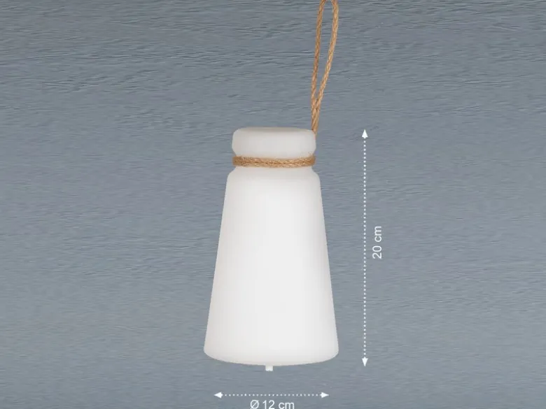 2er SET Outdoor Tischlampen mit Fernbedienung dimmbar & RGB, Höhe 20cm