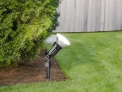2er Set Schwenkbare Gartenstrahler mit Erdspieß & 2 Meter Anschlusskabel, H:51cm