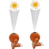 2er Set schwenkbare LED-Nachtlichter SUNNY Farbwechlser Dämmerungssensor