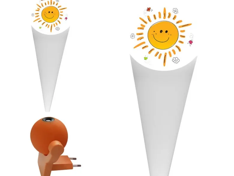 2er Set schwenkbare LED-Nachtlichter SUNNY Farbwechlser Dämmerungssensor