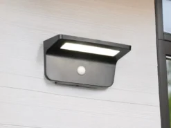 2er SET Solar Außenwandleuchten auch per USB aufladbar mit Bewegungsmelder