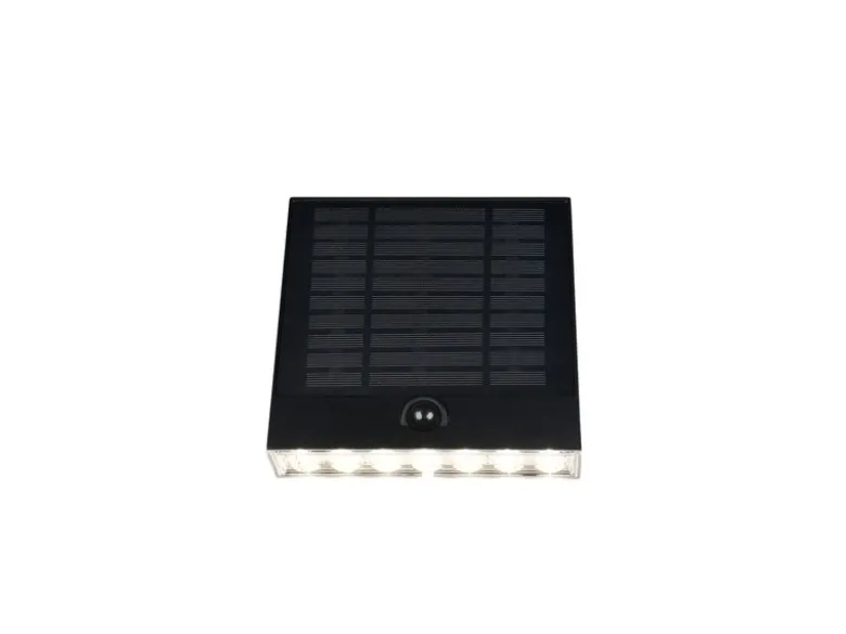 2er SET Solar Außenwandleuchten auch per USB aufladbar mit Bewegungsmelder