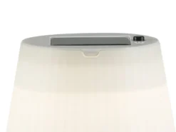 2er-Set Solar High Power LED-Tischlampe ASSISI, IP44, weiß, Höhe 36 cm