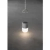 2er Set Solar LED Leuchte ASSISI mit 3-Stufen Dimmer & USB-Kabel, IP44, Grau