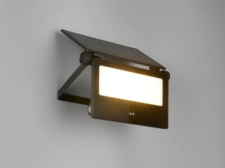 2er SET Solarstrahler außen mit Bewegungsmelder, Breite 20cm