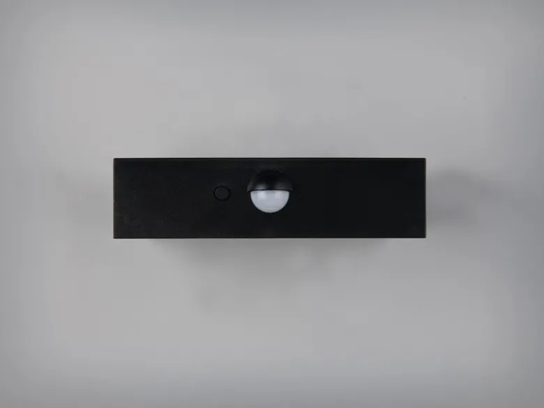 2er-Set Solar Wandleuchte außen mit Bewegungsmelder für Balkon wetterfest B 14cm