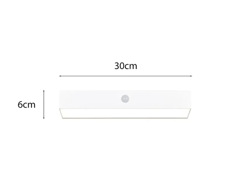 2er SET Solar Wandleuchten auch per USB aufladbar mit Bewegungsmelder, B: 30cm