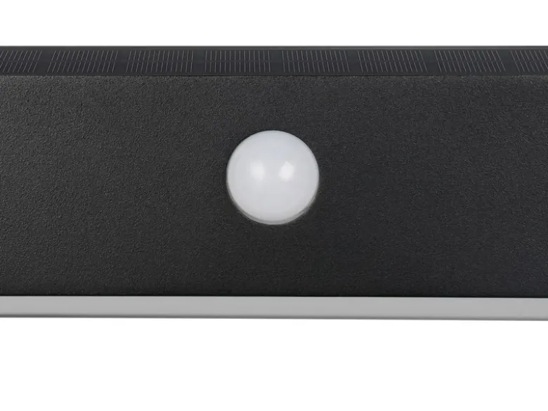 2er SET Solar Wandleuchten auch per USB aufladbar mit Bewegungsmelder, B: 30cm
