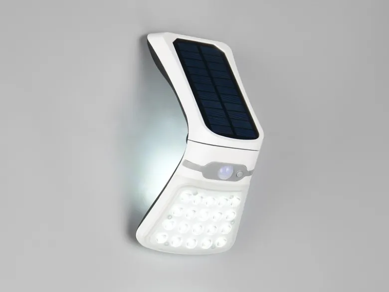 2er SET Solar Wandleuchten mit Bewegungsmelder & dezentem Dauerlicht