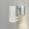 2er-Set Wandleuchten MODENA galv. Stahl, Downlight, GU10, Höhe 15,5 cm, IP44