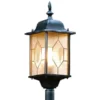 2er-Set Wegeleuchten MILANO, E27, Bleikristalloptik, IP43, Höhe 115 cm