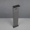 2er SET Wegeleuchten mit Solar und Strom, Hybrid mit Bewegungsmelder Höhe 100cm